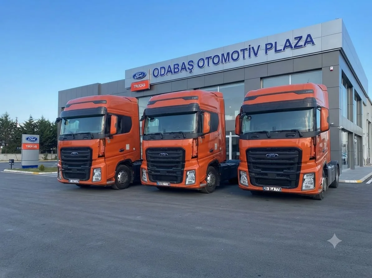 Odabaş Otomotiv turuncu çekiciler